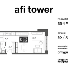 Квартира 34,9 м², студия - изображение 2