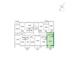 Квартира 27,3 м², студия - изображение 3