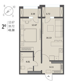 47,8 м², 2-комнатная квартира 4 699 000 ₽ - изображение 99