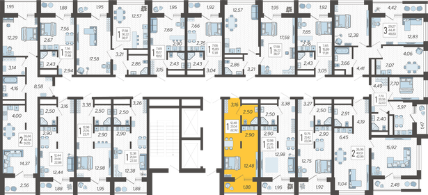 30 м², квартира-студия 9 800 000 ₽ - изображение 101