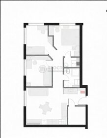 Квартира 63,4 м², 3-комнатная - изображение 1