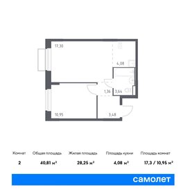 43,5 м², 1-комнатная квартира 9 968 343 ₽ - изображение 33