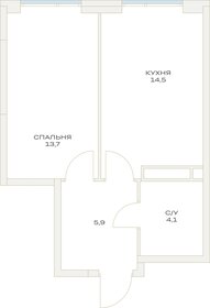 35,4 м², 1-комнатная квартира 9 221 558 ₽ - изображение 33