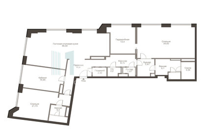 203,3 м², 4-комнатные апартаменты 140 000 000 ₽ - изображение 106