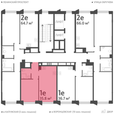 Квартира 35,8 м², 1-комнатная - изображение 2