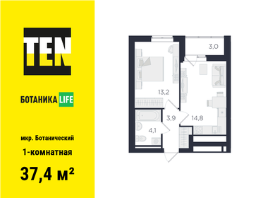 37,2 м², 1-комнатная квартира 8 555 506 ₽ - изображение 31