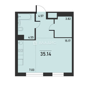 Квартира 35 м², 1-комнатная - изображение 1