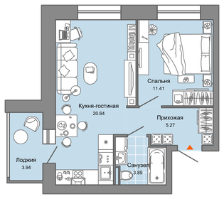 48,4 м², 2-комнатная квартира 5 220 000 ₽ - изображение 43