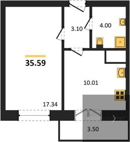 31 м², 1-комнатная квартира 2 450 000 ₽ - изображение 83