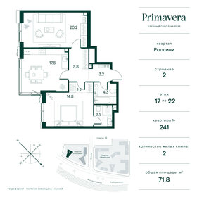 80,7 м², 2-комнатная квартира 46 588 112 ₽ - изображение 32