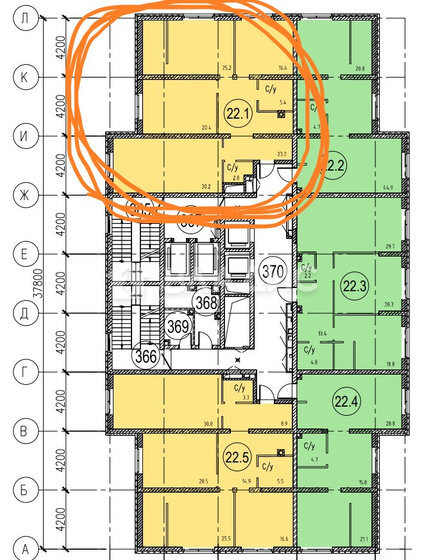 122 м², 3-комнатные апартаменты 59 800 000 ₽ - изображение 1