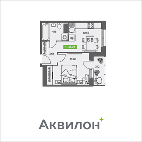 28,1 м², 1-комнатная квартира 3 350 000 ₽ - изображение 16