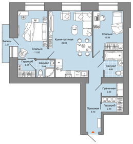 67 м², 3-комнатная квартира 9 913 855 ₽ - изображение 23