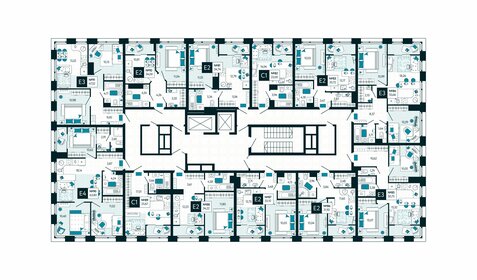 52,6 м², 2-комнатная квартира 3 850 000 ₽ - изображение 86