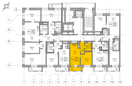 27,3 м², 1-комнатная квартира 7 365 000 ₽ - изображение 22