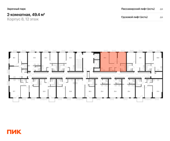 Квартира 49,4 м², 2-комнатная - изображение 2