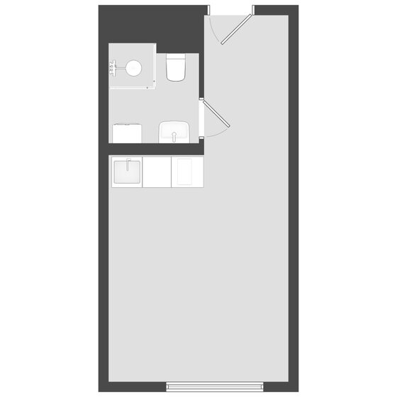 20,5 м², апартаменты-студия 5 272 565 ₽ - изображение 1