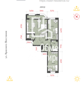 Квартира 104,3 м², 3-комнатная - изображение 1