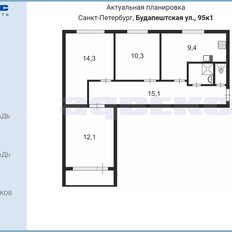 Квартира 63,7 м², 3-комнатная - изображение 4