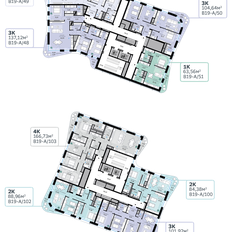 Квартира 89 м², 2-комнатная - изображение 2