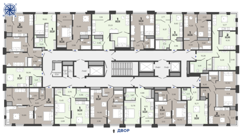 51,7 м², 2-комнатная квартира 6 637 664 ₽ - изображение 12