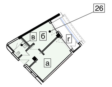 39,6 м², 2-комнатные апартаменты 75 240 000 ₽ - изображение 64