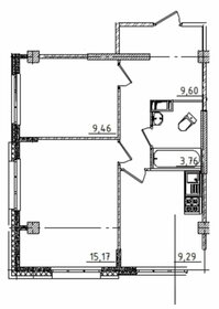 Квартира 47,2 м², 2-комнатная - изображение 2