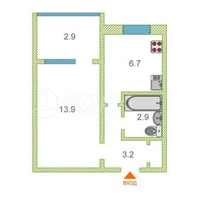 29 м², 1-комнатная квартира 10 400 000 ₽ - изображение 64