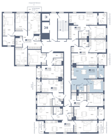 55 м², 1-комнатная квартира 7 100 000 ₽ - изображение 89