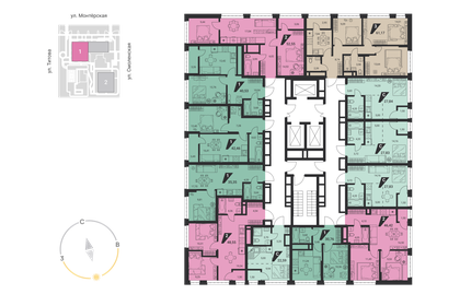 44,2 м², 2-комнатная квартира 4 700 000 ₽ - изображение 100