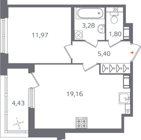 48,1 м², 1-комнатная квартира 11 275 000 ₽ - изображение 83