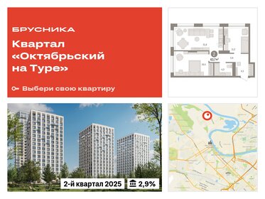 63,2 м², 2-комнатная квартира 7 990 000 ₽ - изображение 10