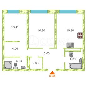 Квартира 75 м², 2-комнатная - изображение 1