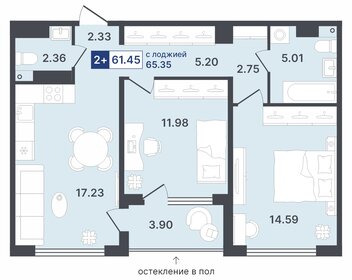 75 м², 2-комнатная квартира 7 500 000 ₽ - изображение 54