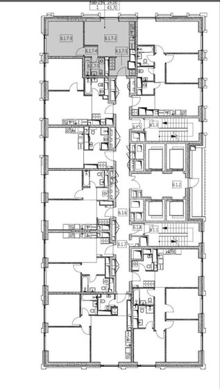43,7 м², 1-комнатная квартира 17 300 000 ₽ - изображение 51