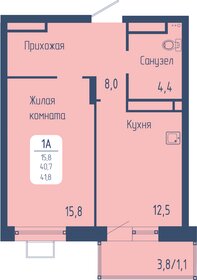 34 м², 1-комнатная квартира 5 400 000 ₽ - изображение 74
