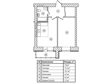 45,2 м², 2-комнатная квартира 5 424 000 ₽ - изображение 8