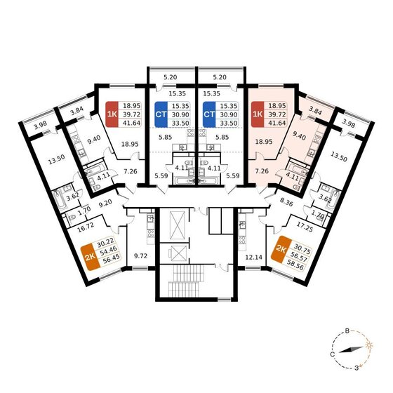 34 м², 1-комнатная квартира 7 500 000 ₽ - изображение 96