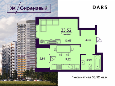 33,8 м², 1-комнатная квартира 3 172 500 ₽ - изображение 28