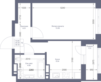 36,2 м², 1-комнатная квартира 8 864 100 ₽ - изображение 101