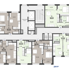 Квартира 59,6 м², 2-комнатная - изображение 2