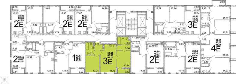 73 м², 2-комнатная квартира 14 500 000 ₽ - изображение 47