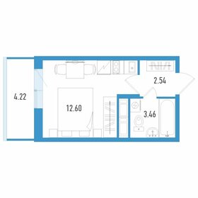 19,9 м², квартира-студия 3 775 300 ₽ - изображение 1