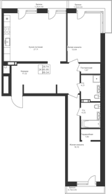 90 м², 2-комнатная квартира 17 101 900 ₽ - изображение 42