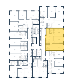 74 м², 2-комнатная квартира 36 334 000 ₽ - изображение 15