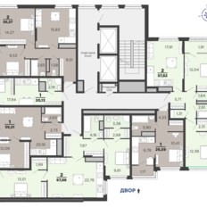 Квартира 59,7 м², 2-комнатная - изображение 2