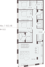 386,1 м², 4-комнатные апартаменты 388 289 440 ₽ - изображение 91