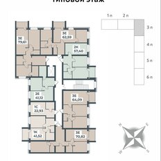 Квартира 79,6 м², 3-комнатная - изображение 2