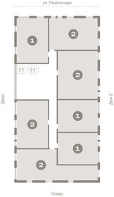 Квартира 61,2 м², 2-комнатная - изображение 2