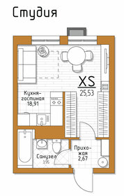 24,5 м², квартира-студия 2 447 000 ₽ - изображение 5